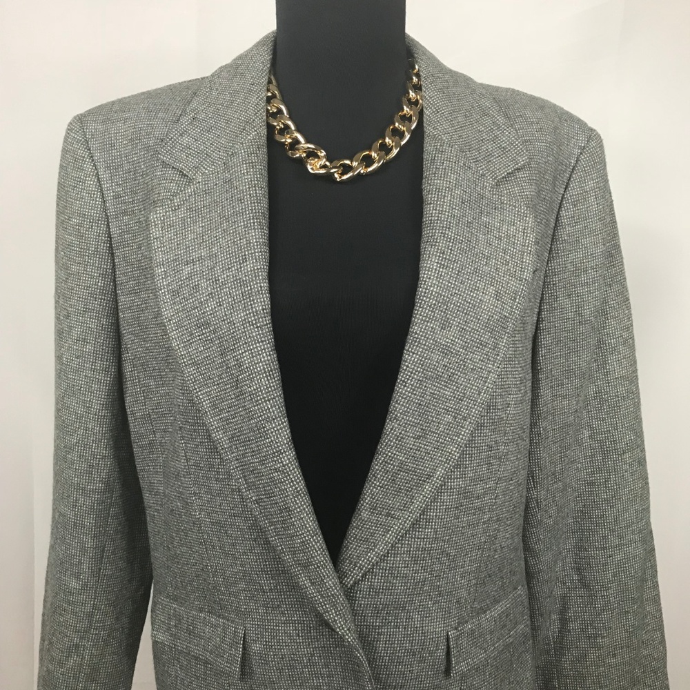 Pendleton  100% Wool Gray Business Blazer - Picture 2 of 3